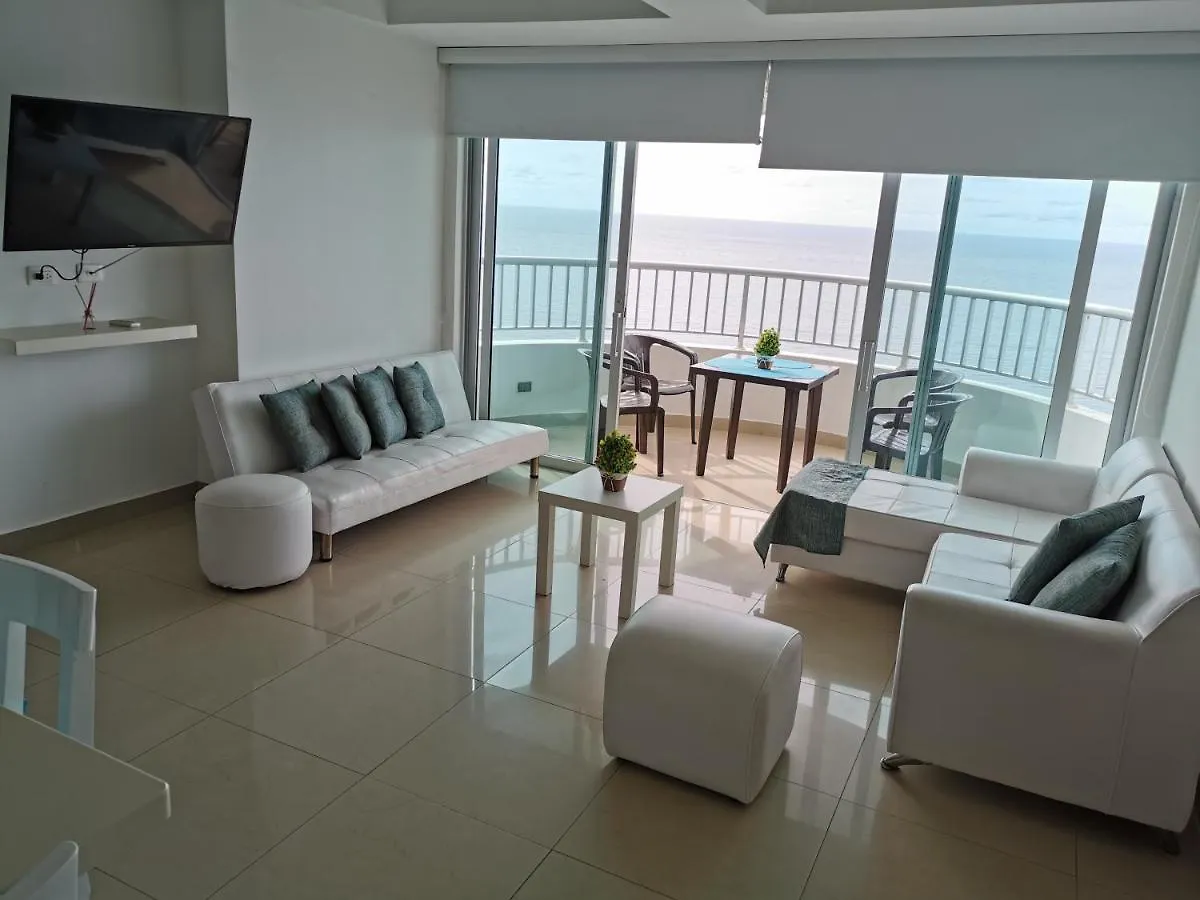 Apto Frente Al Mar Bocagrande Apartment Cartagena 0*,